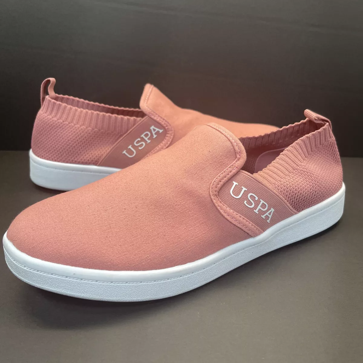 Us polo assn pink shoes top