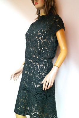 Prada Guipure Lace Embroidered Dress | eBay