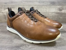 Johnston & Murphy XC4 Prentiss Waterproof U Throat J&M Brown Shoes Mens 11.5 M