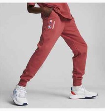 NWT 60 Puma Bmw Ess Men's Fleece Pants Peach 621302-10 XL