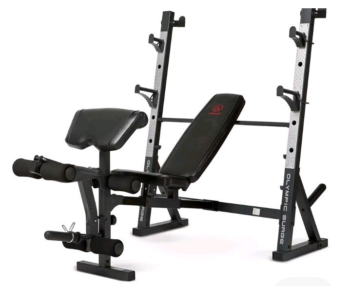 Marcy Olympic Weight Bench MD-857 Adjustable Leg Extension S