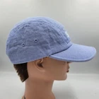 Casquette chapeau Supreme Solbiati bleu clair 100% lin boîte logo dos extensible SS22 taille S/M