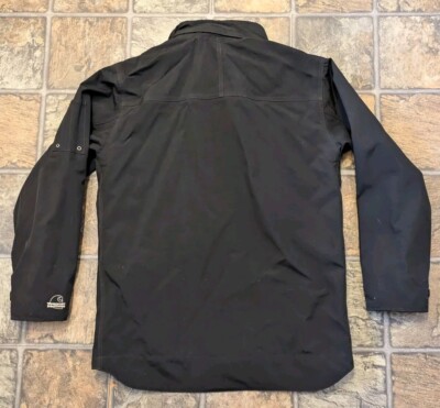 Carhartt Jacket Waterproof Breathable C16 BLK Black size tag S-Reg