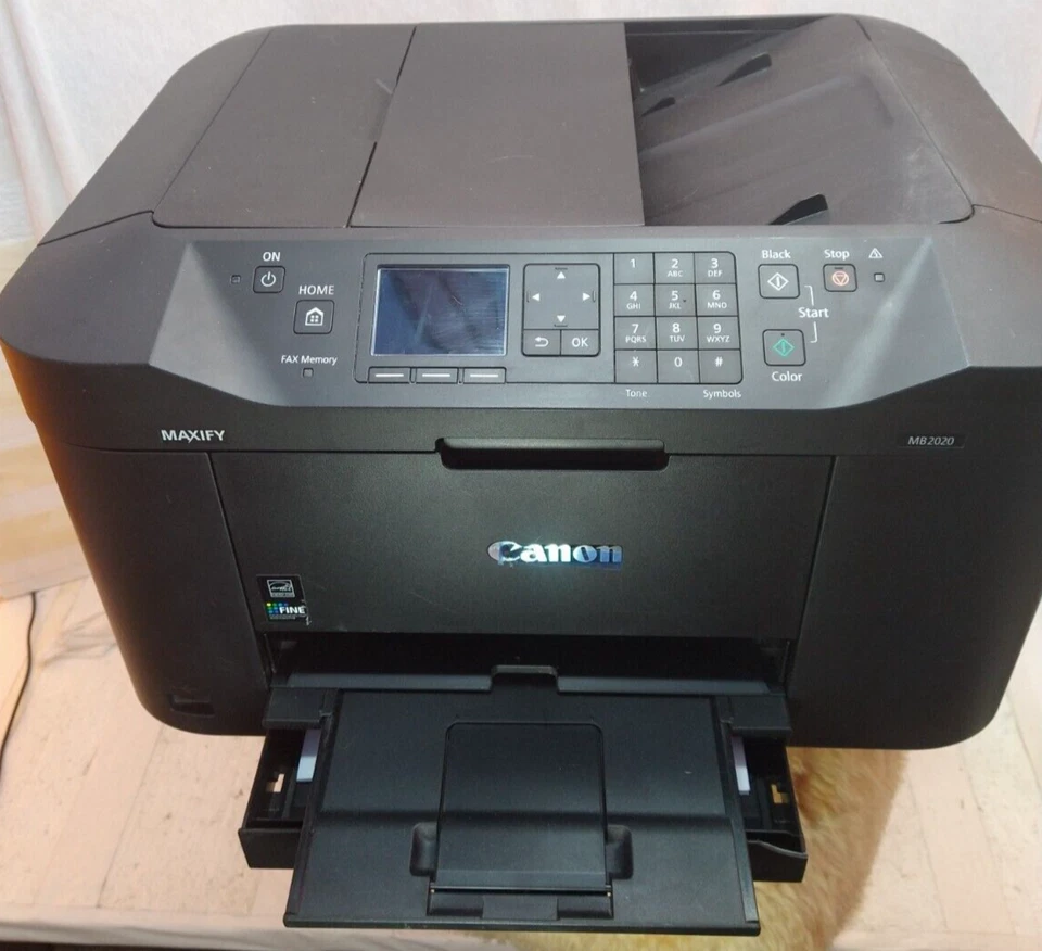 CANON MAXIFY ALL-IN-ONE INKJET PRINTER MB2020 DUPLEX PRINTING - PARTS OR REPAIR - Image 2 of 4