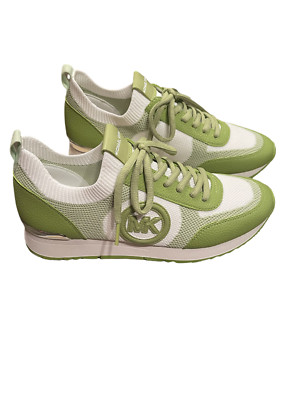 *PRINCE ニット スニーカー /  KNIT TRAINERS WOMAN Michael Kors Women's Monique Knit Trainer Lace-Up Running