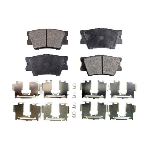 Rear Coat Brake Rotors Semi-Metallic Pad Kit For Toyota Camry Lexus ES350 Avalon - Picture 4 of 12