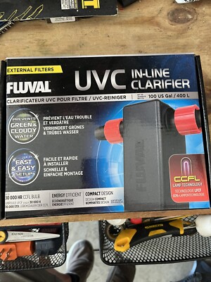 Fluval UVC In-Line Water Clarifier Up To 100 US Gallons / 400 Liters A203  NEW