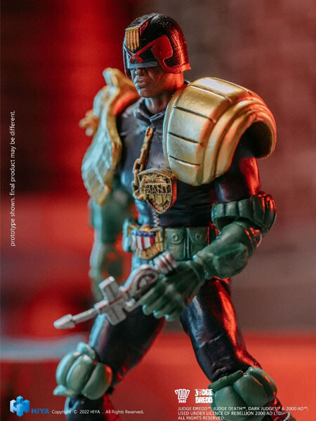 Hiya Toys 2000 AD Judge Giant 1:18 Scale Action Figure Brand New