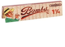 Bambu Classic Natural 1 1/4 Rolling Papers 100% Authentic USA Shipped!
