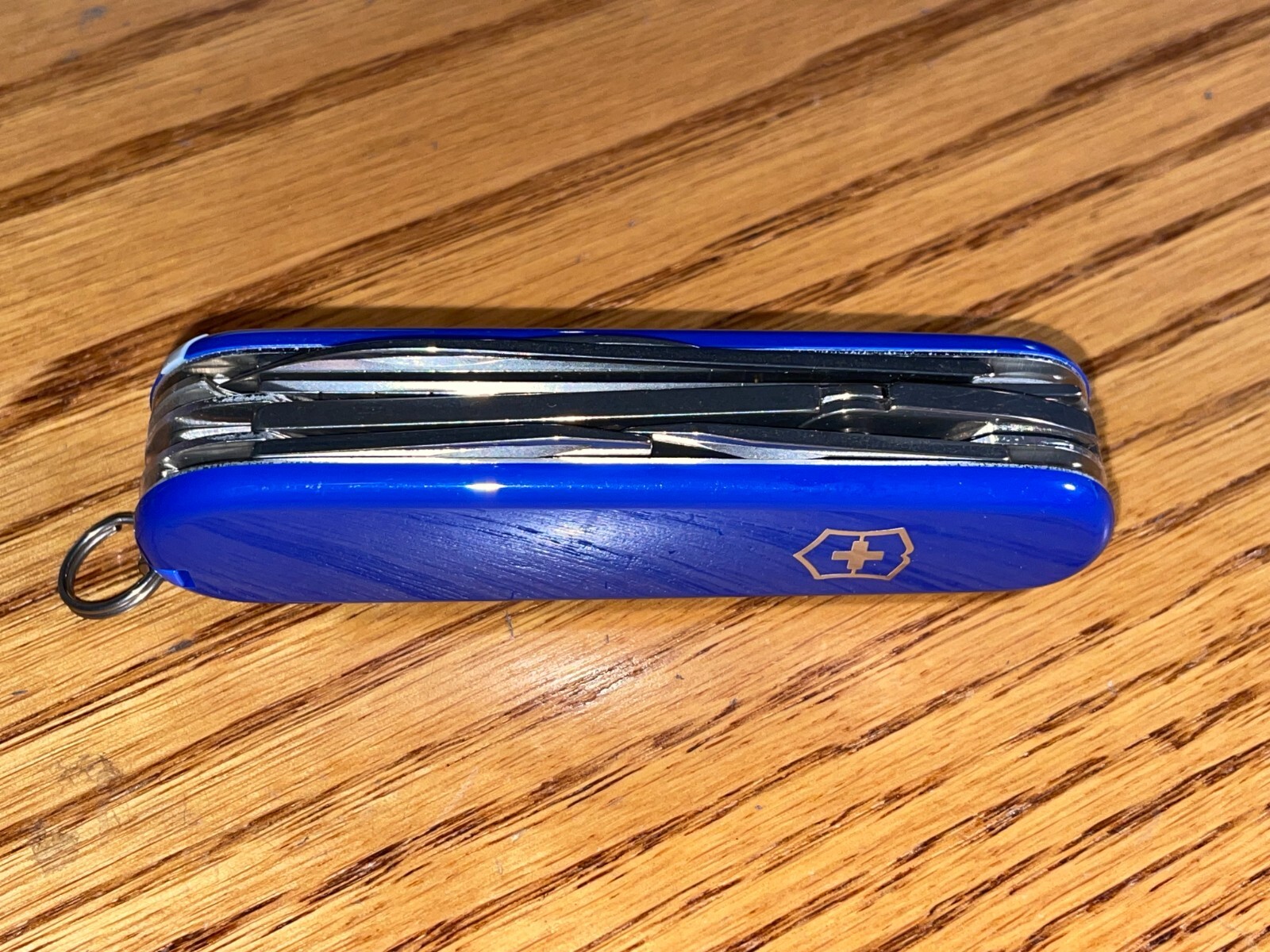 New Victorinox Swiss Army 91mm Knife ANGLER PLUS in Cobalt Blue eBay