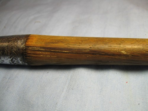 Antico putter scozzese carnoustie con albero in hickory - Foto 8 di 11