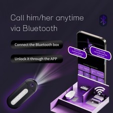 APP Bluetooth Remote Control Chastity Lock Key Cage Chastity Device Lock Box New
