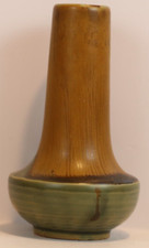 Exquisite two-toned vase, probably German or Scandinavian. Gorgeous glazes. 