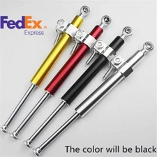 1PCS Motorcycle Universal Aluminum Steering Damper Stabilizer Linear 330mm