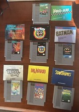 Nintendo NES Game Lot . 7 Games With Manuals