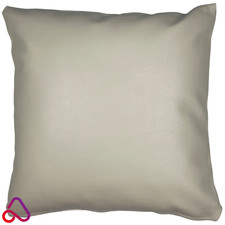 Semi PU Faux Leather Cushion With Removeable Insert Sofa Bed Scatter Decor Zip