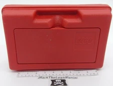 Vintage 80s Official Lego Red Storage Carrying Case Only Tote No Bricks Parts