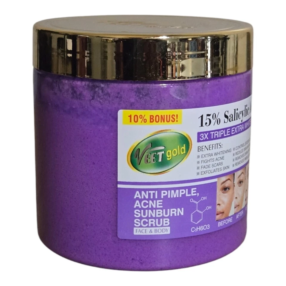 Veet gold 15% salicylic acid 3x triple extra whitening scrub - Image 4 of 4