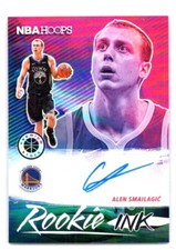 2019-20 Panini NBA Hoops Rookie Ink Alen Smailagic Auto #RI-ASM RC Warriors