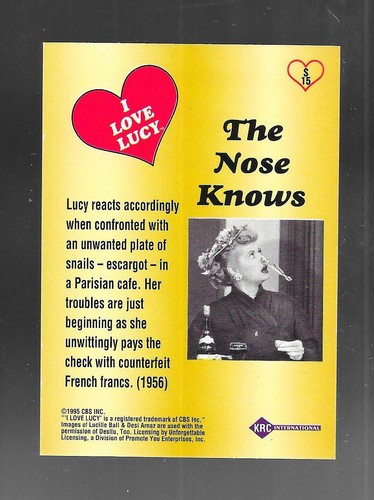 Lucy Moments & Memories 1995 Golden Strip carta timbrata su lamina S15 Il naso conosce - Foto 2 di 2