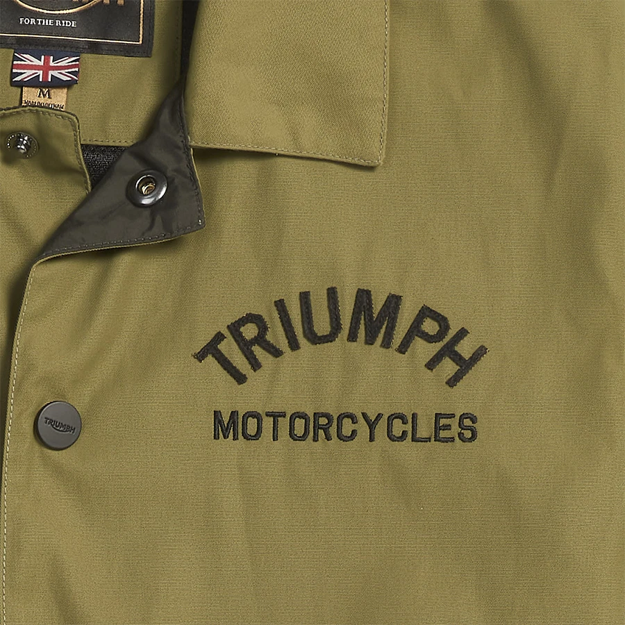 GENUINE Triumph Motorcycles Carter Coach Jacket khaki MTES24007 Casual Leisure - Image 4 of 4