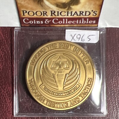 Challenge Coin: USAF 18th Flight Test Squadron  Making The Best Better . X965