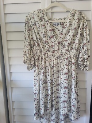strapless open back dress Ganni dress  A Piece Lux