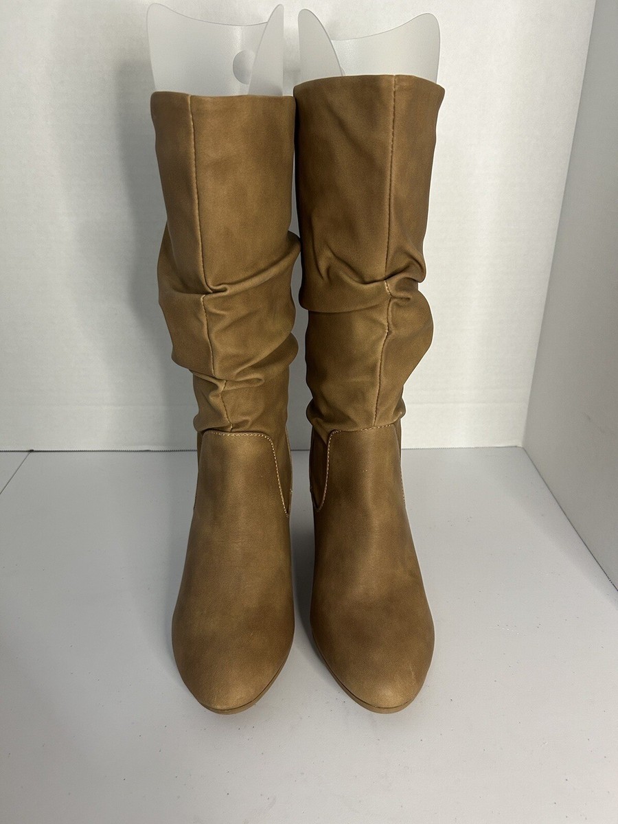 XOXO Women's Strasburg Faux Leather Boots - 6.5 Medium US