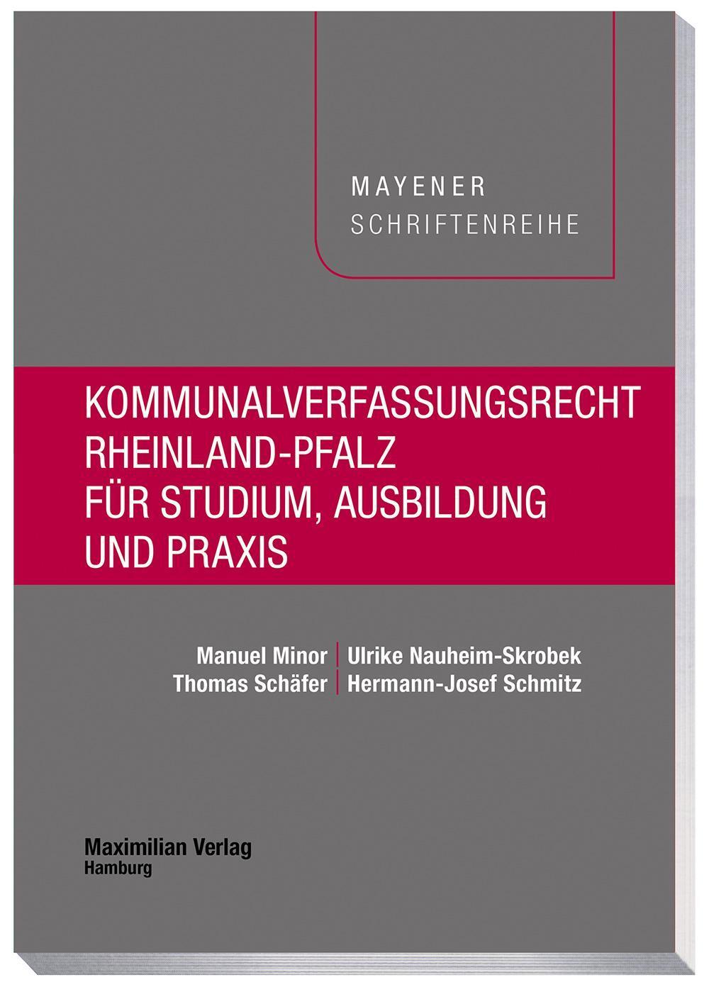 Thumbnail - Kommunalverfassungsrecht Rheinland-pfalz Für Studium, Ausbildung Und