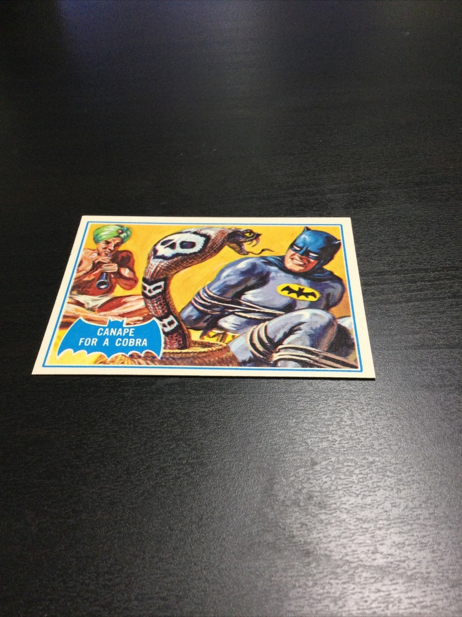 1989 Topps Batman Deluxe Reissue Edition Blue Bat Canape for a