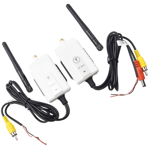 2.4G Wireless AV Cable Transmitter Receiver For Video Monitor Reverse Camera 1 *
