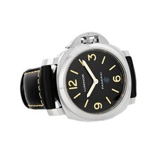 Panerai Luminor Base Logo Acciaio Steel Black Dial 44mm PAM00634 Full Set 4
