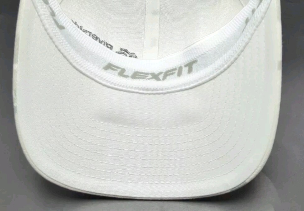 RIVERSIDE ENGINEERING hat flexfit fitted white ca… - image 6