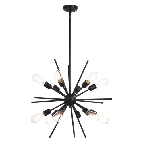 Vaxcel - Estelle 12-Light Pendant in Mid-Century Modern and Sputnik Style 27.5 - Picture 1 of 4
