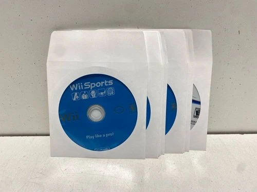 Lot of 10 Wii Sports/Wii Sports Resort Discs for Nintendo Wii (Read Description)