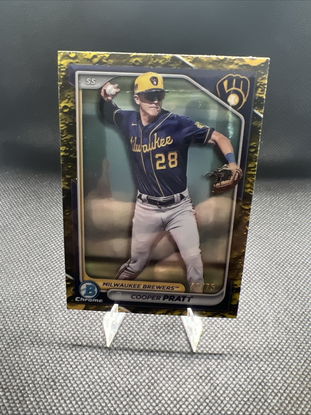 2024 Bowman Chrome Cooper Pratt Rookie #BCP-137  55/75