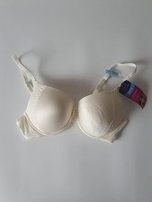 Maiden form women's push up plush padding bra size UK 34C ivory