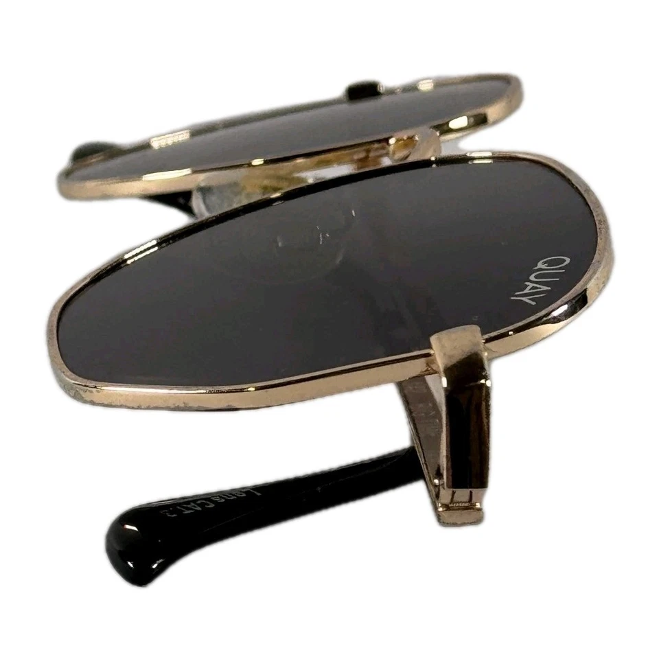 GAFAS DE SOL POLARIZADAS QUAY BIG TIME DORADAS GRIS HUMO - TALLA ÚNICA Foto 2 de 4