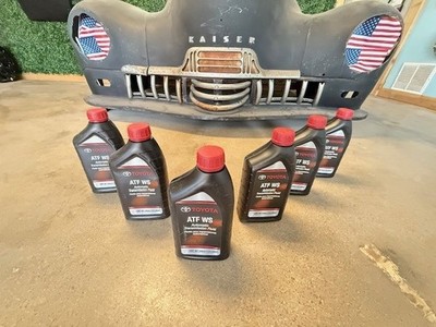(6) Quart GENUINE TOYOTA ATF WS Automatic Transmission Oil 00289-ATFWS