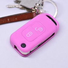 Auto Schlüssel Schutz Hülle Rosa für Mercedes Benz SLK A-Klasse R170 W168 Auto Schlüssel Schutz Hülle Rosa für Mercedes Benz SLK A-Klasse R170 W168