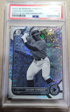 Topps 2022 Bowman Chrome Prospects Jaison Chourio BCP-174 B&W Mini PSA 9