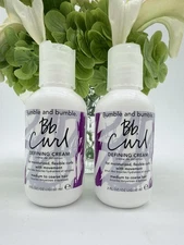 2 Bumble And Bumble Bb Curl Defining Cream Medium To Coarse Hair 2oz Each