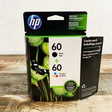  NEW Open Box Genuine HP 60 Black  Tri-Color Ink Cartridges N9H63FN Expired