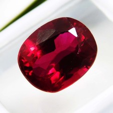 Natural Red Painite 9.10 Ct Cushion Cut Stunning "CERTIFIED" Loose Gemstone