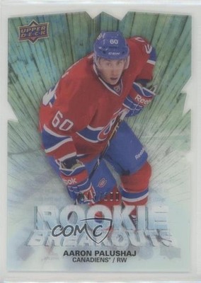 2011-12 Upper Deck Rookie Breakouts 15/100 Aaron Palushaj #RB-AP 2a8