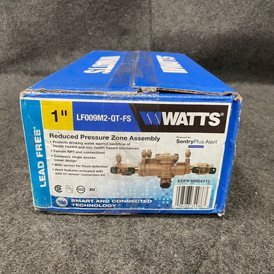 #ad #ad WATTS 1quot; Reduced Pressure Zone Assembly LF009M2 QT FS $449.50