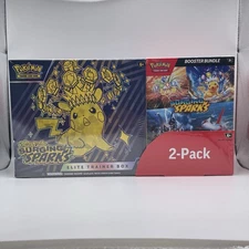 Pokemon TCG Surging Sparks Booster Box Elite Trainer Box + Booster Bundle Costco