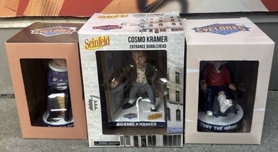 2026 BROOKLYN CYCLONES SEINFELD NIGHT KRAMER TONY ALAN BOBBLEHEAD SET OF 3