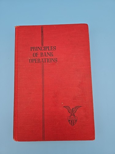 Principles of Bank Operations 1959 Vintage Book HB American Institute of Banking - 第 1/14 張圖片