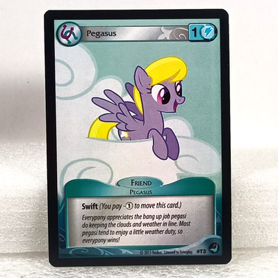 My Little Pony Blue Pegasus Pink Earth Pony Token card High Magic CCG 2015